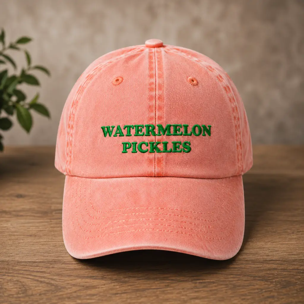 Custom Printed Cap – Pink Design