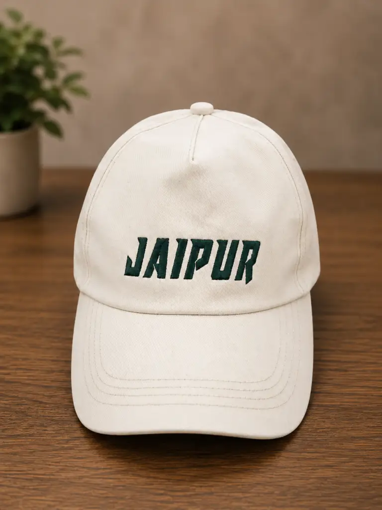 Custom Printed Cap – Light Pink Design