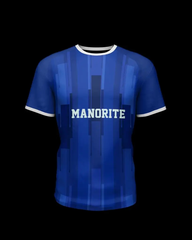 Custom Printed T-Shirt – Blue Design