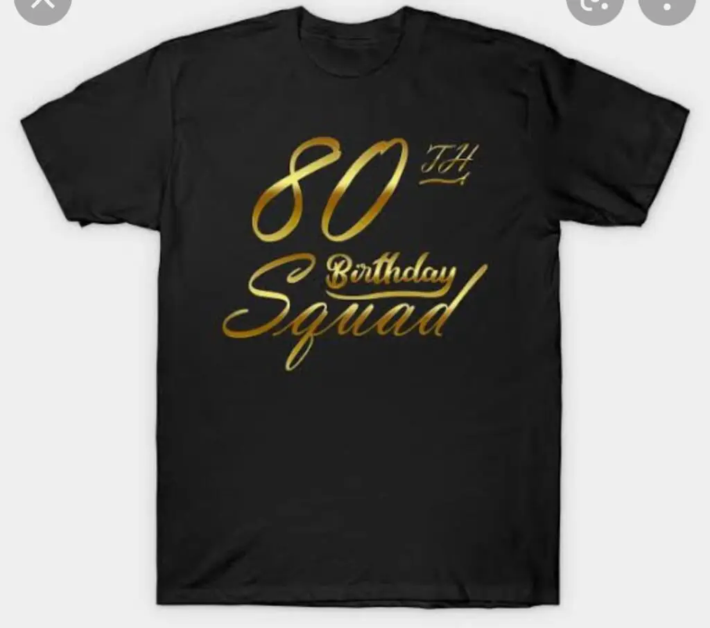 Custom Printed T-Shirt – Black Design