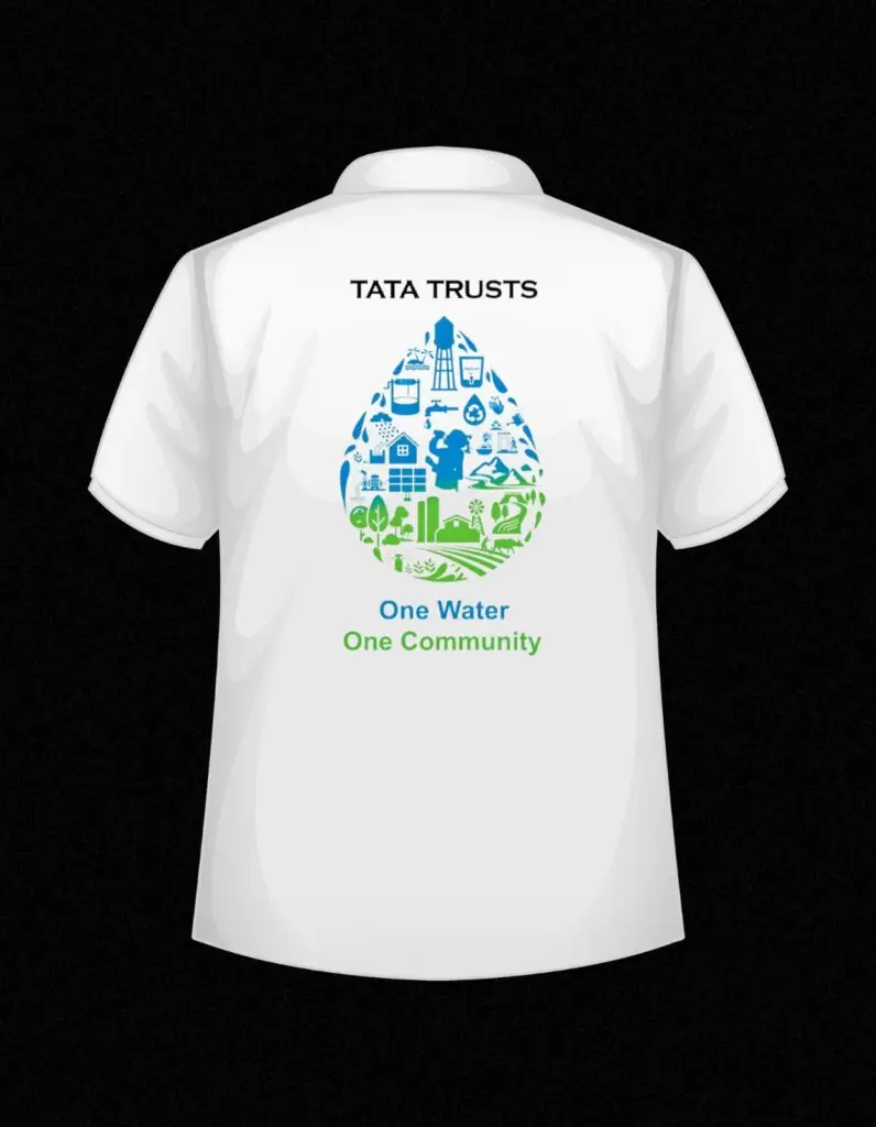Custom Printed T-Shirt – White Design