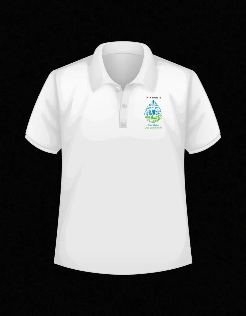 Custom Printed T-Shirt – White Design