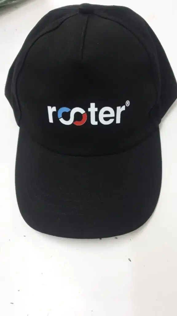 Custom Printed Cap – Black Design