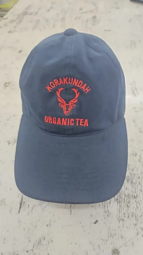 Custom Printed Cap – Gray Design