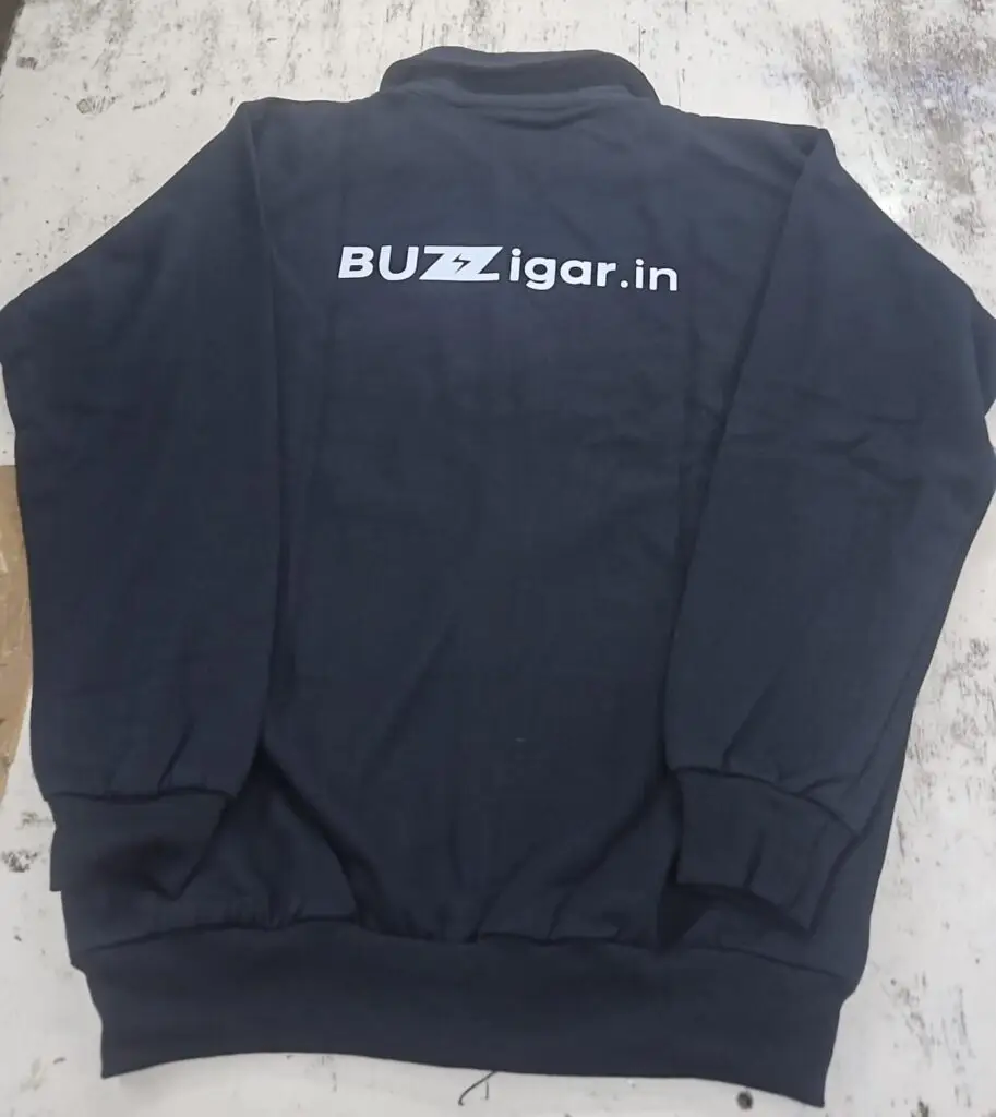 Custom Printed Sweater– Dark Blue Design